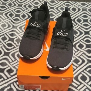 Nike Air Black and White Athletic Shoes